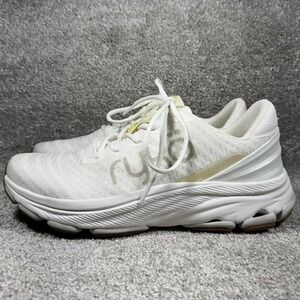 Ryka Devotion X Max Walking Shoes White Yellow RE-ZORB Women Size 9.5M